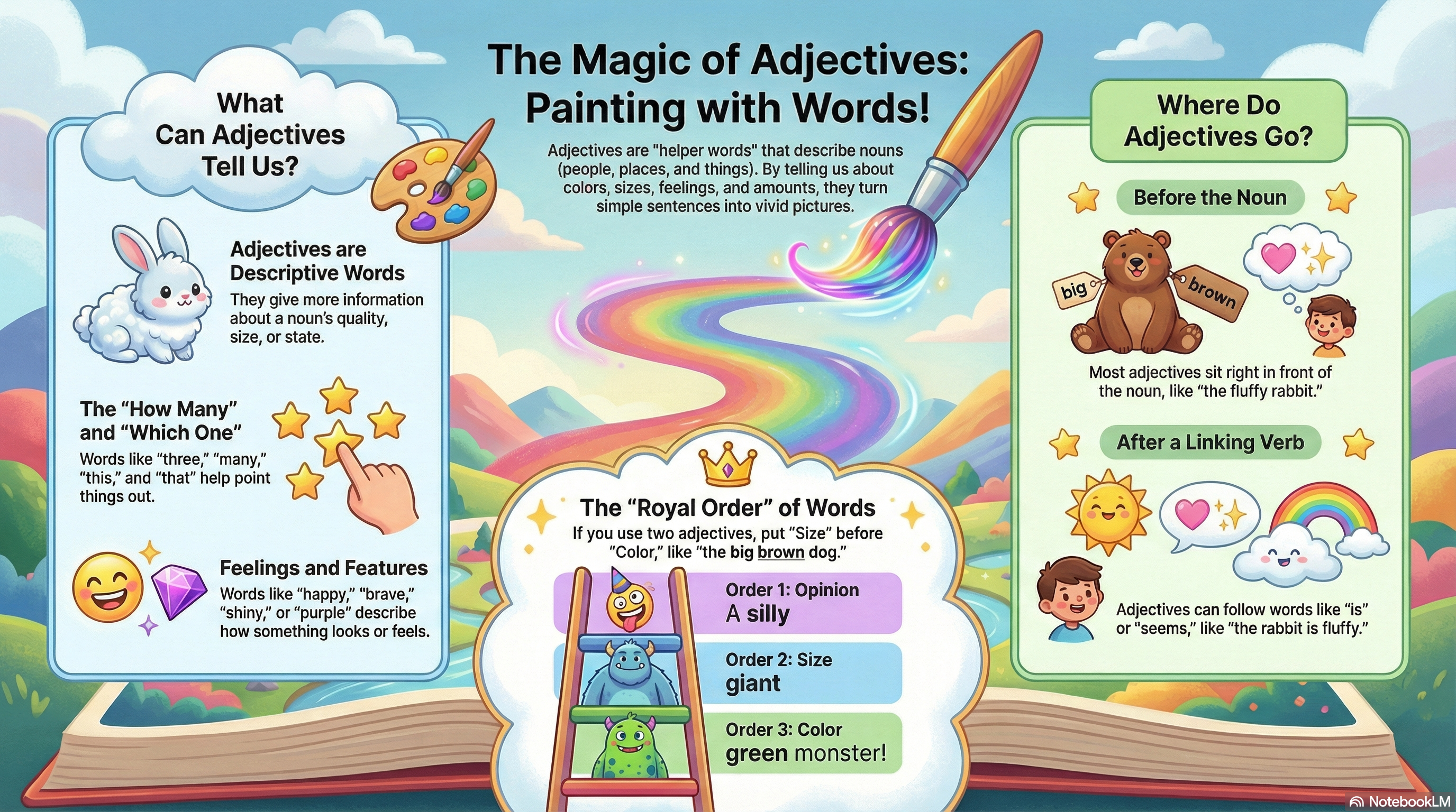 Adjectives Display